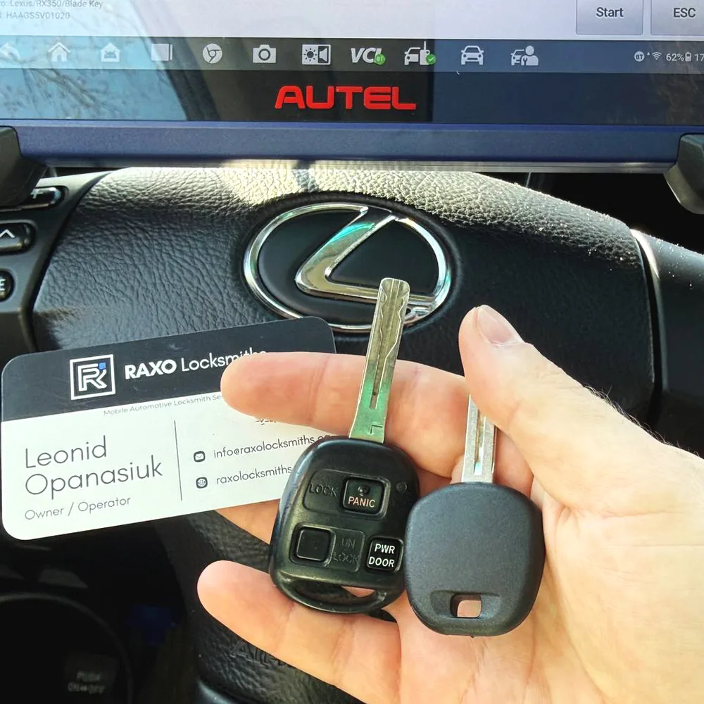Transponder (chip) car key