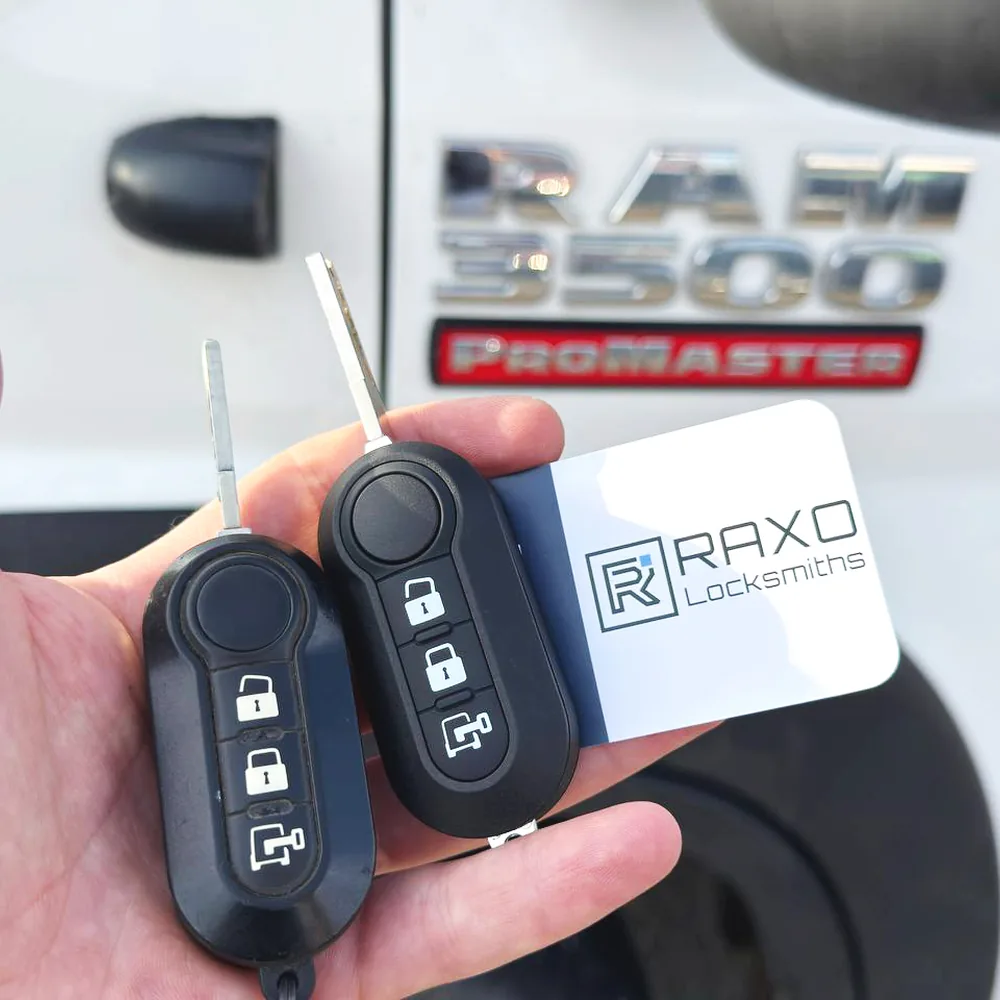 Ram ProMaster key cut and programmed in Winnipeg